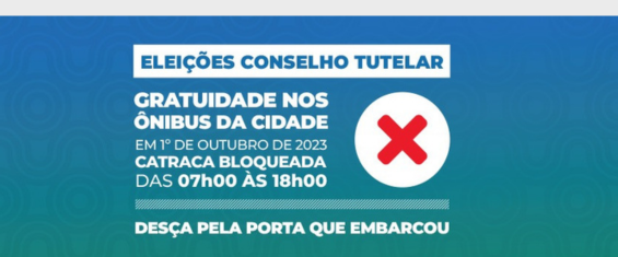 Todos os ônibus municipais terão catraca livre das 7h às 18h para garantir a ampla participação da população na escolha dos candidatos